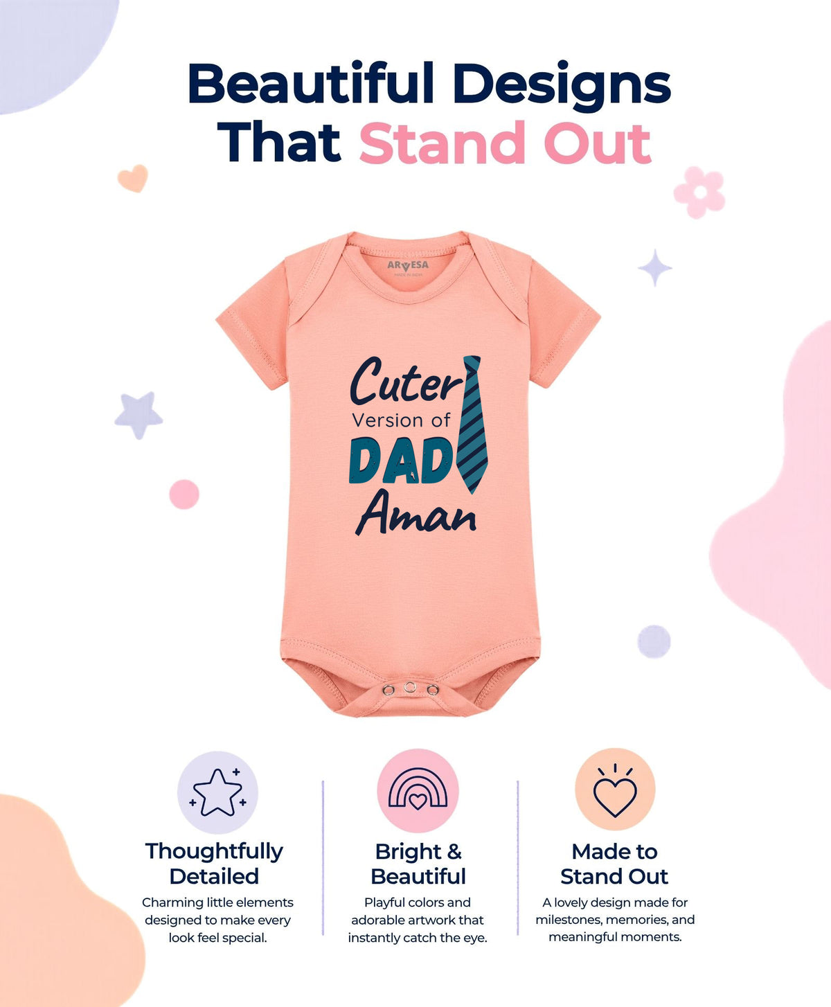 Yes | Cutest Version Of Dad - Romper
