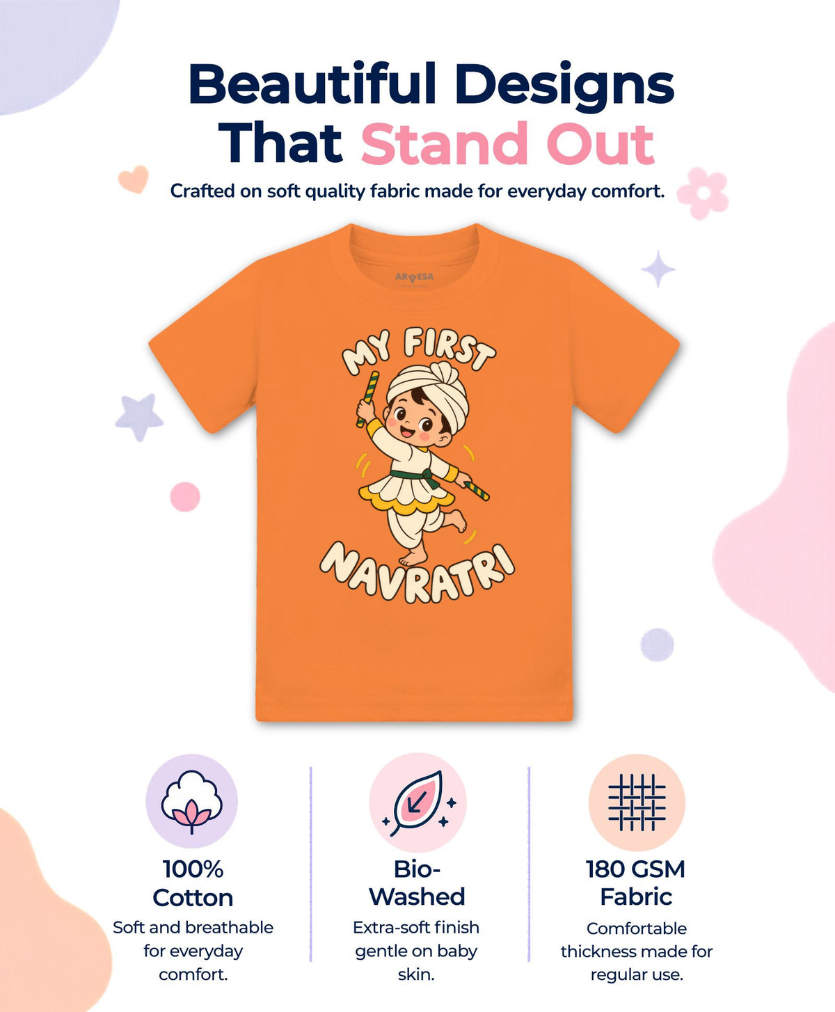 No | My First Navratri - T-shirt