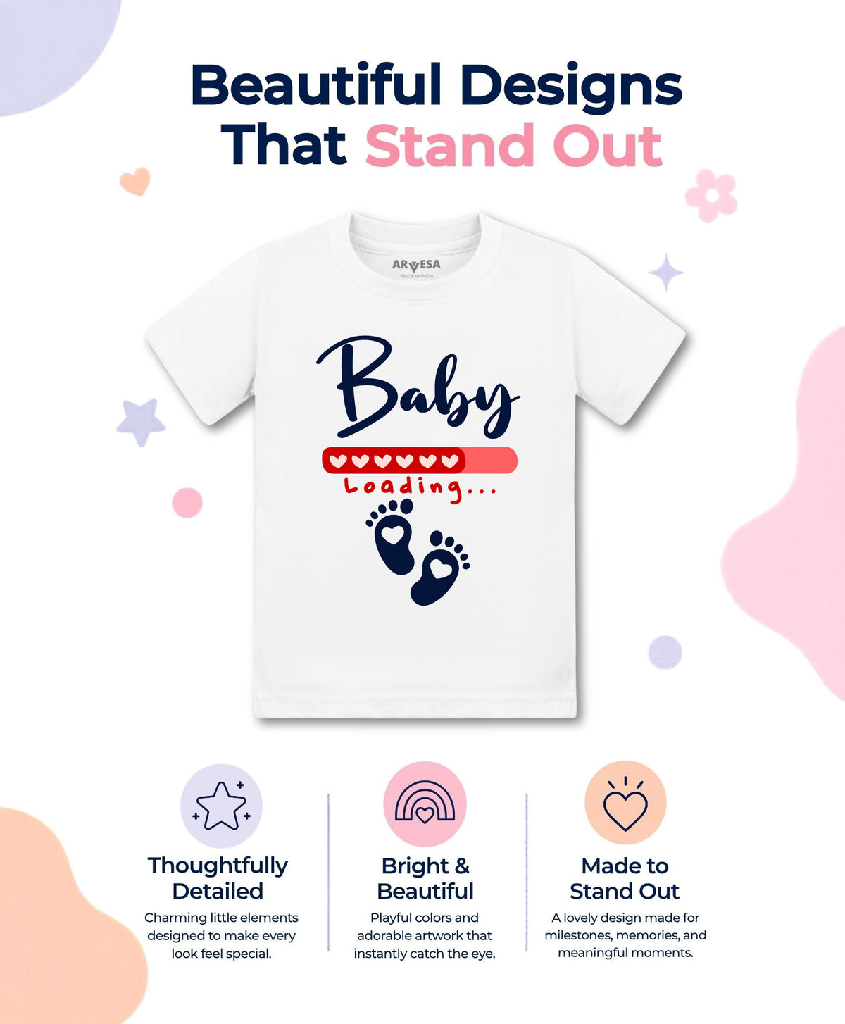 Baby Loading Pregnancy Announcement - T-shirt