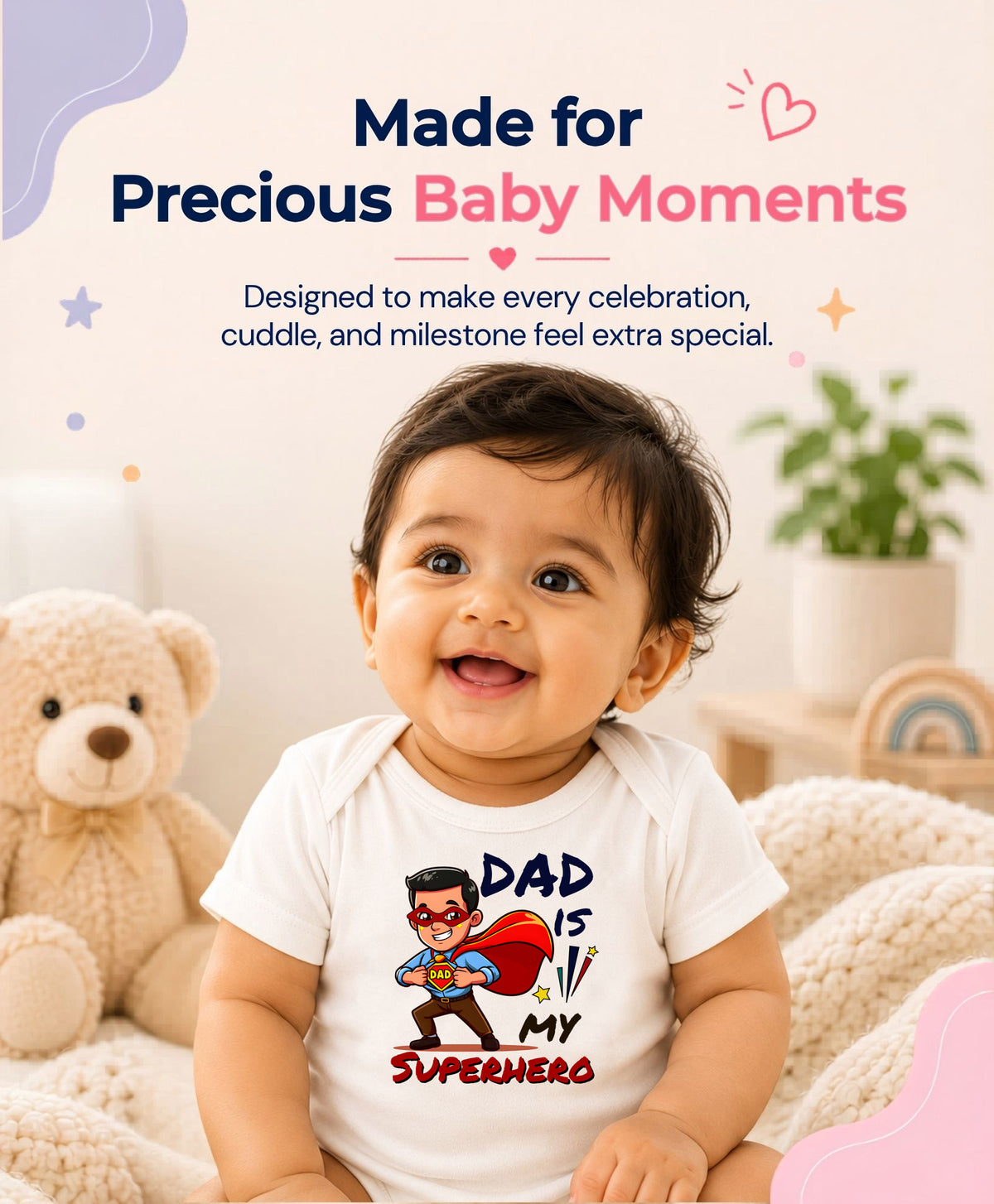 No | Dad Is My Superhero - Romper
