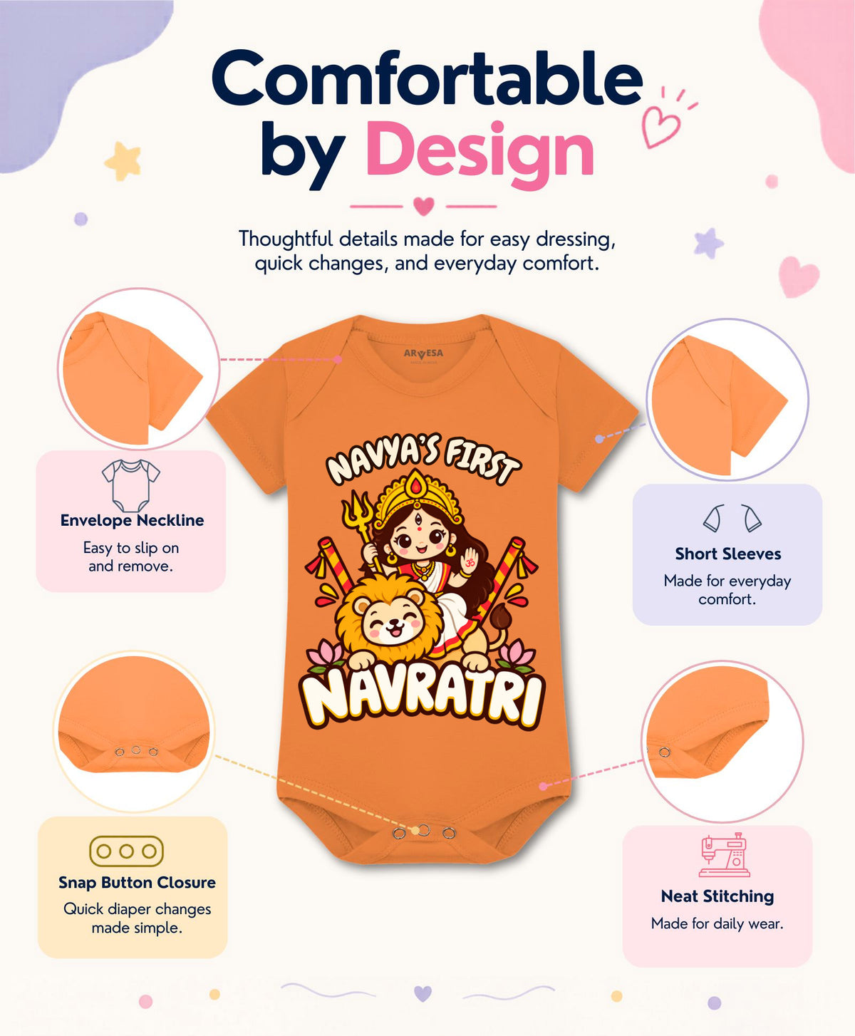 Yes | My First Navratri - Romper