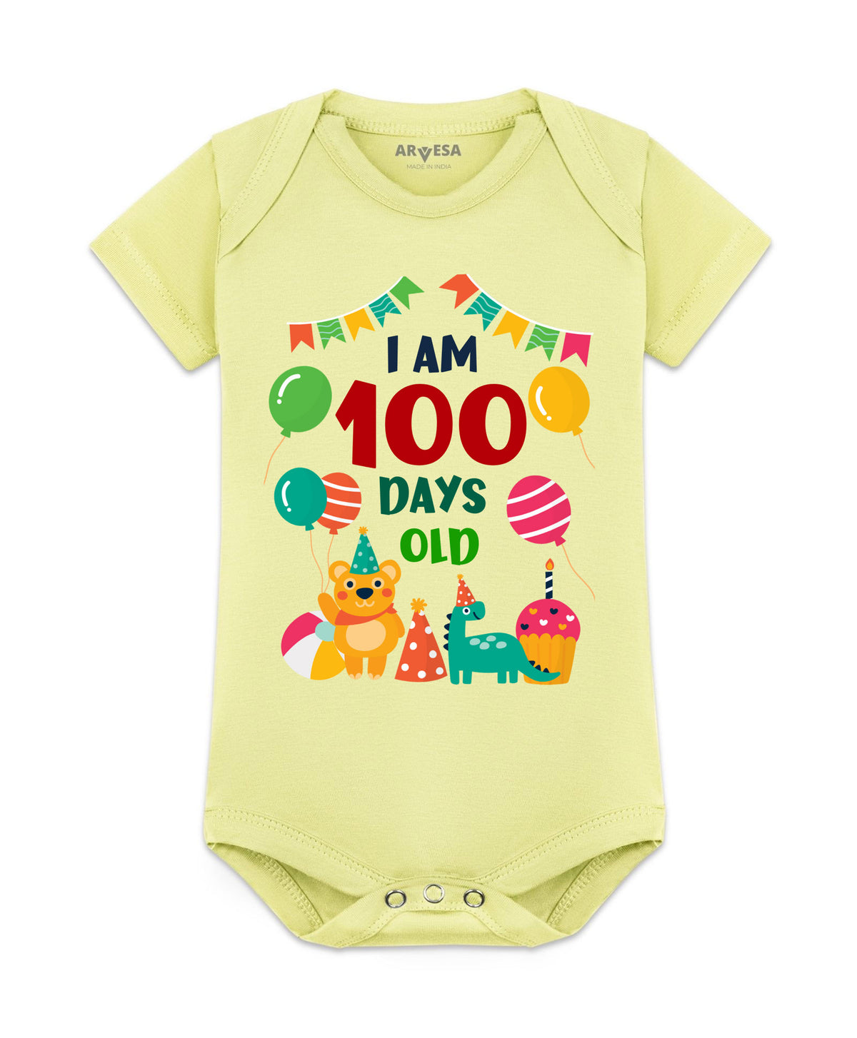 No | 100 Days Birthday - Romper