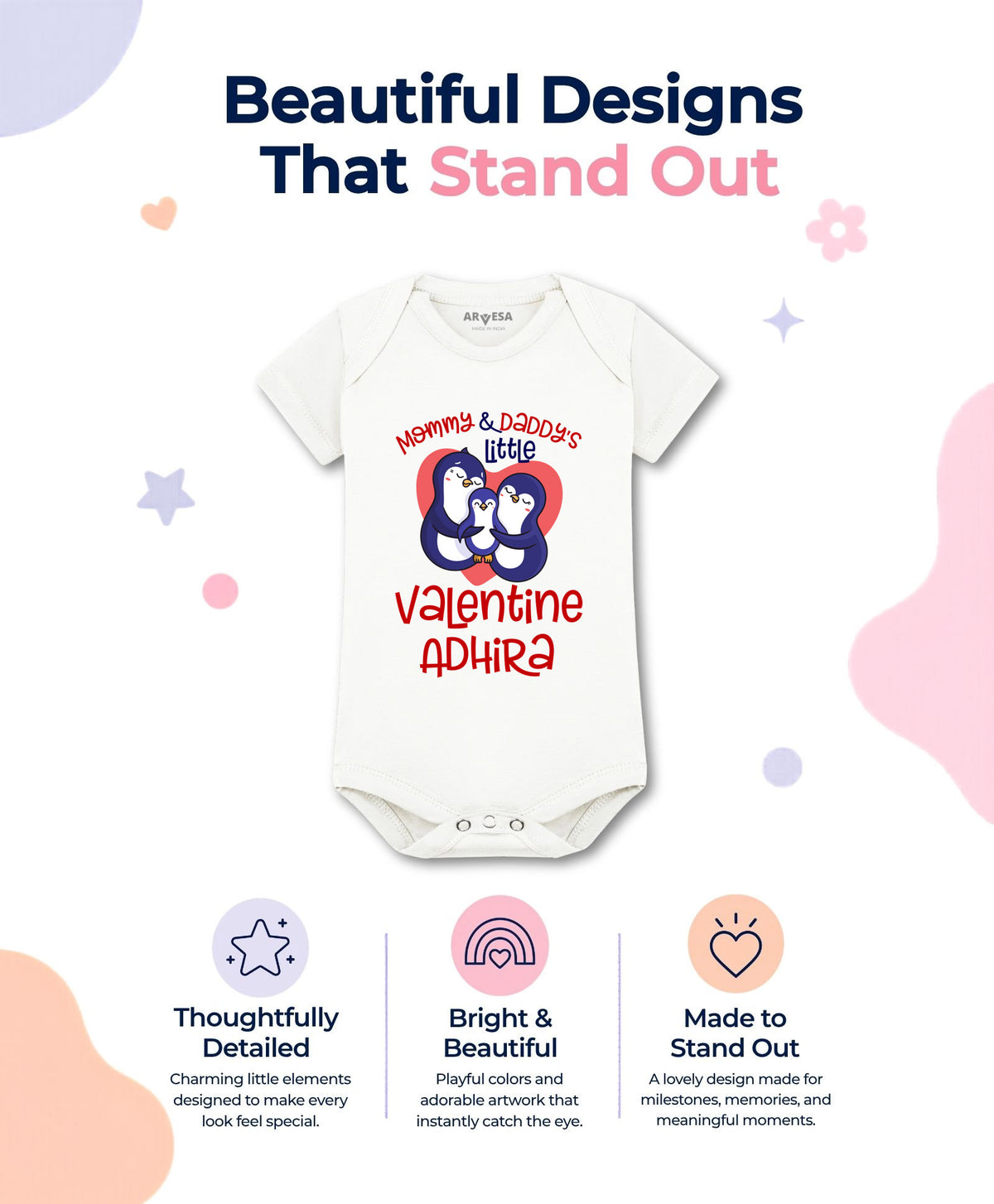 Yes | Mommy And Daddy Little Valentine - Romper