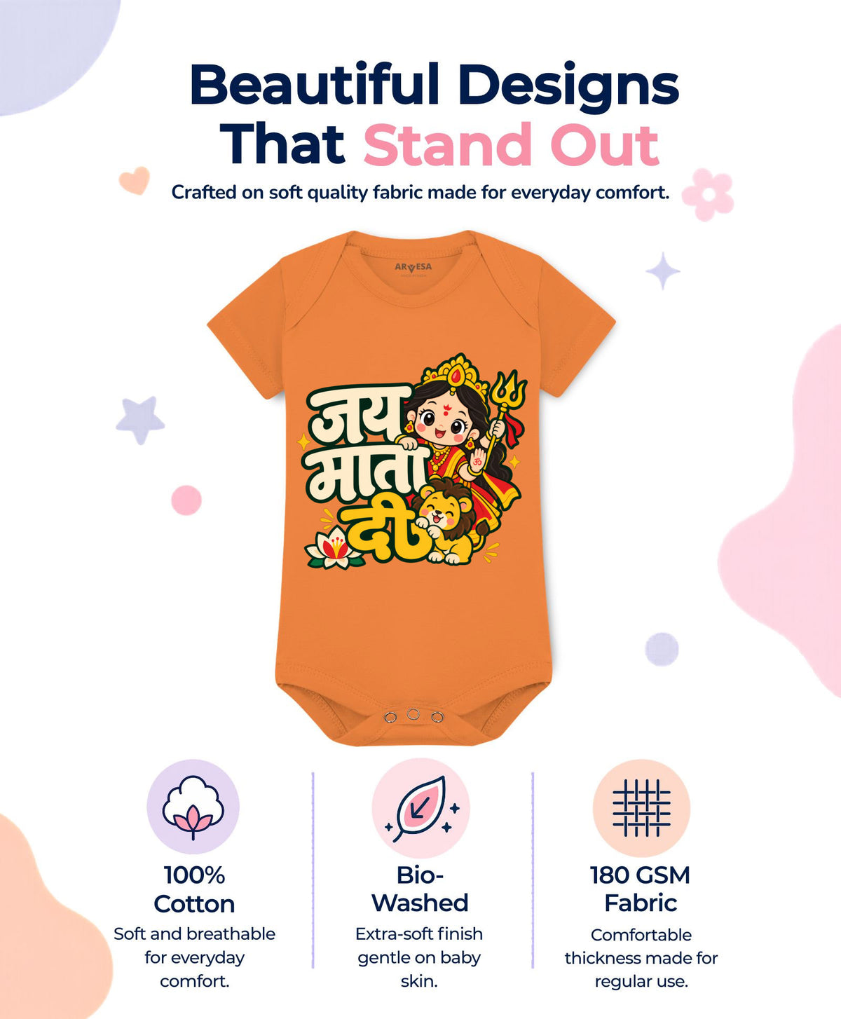 Jai Mata Di Navratri - Romper