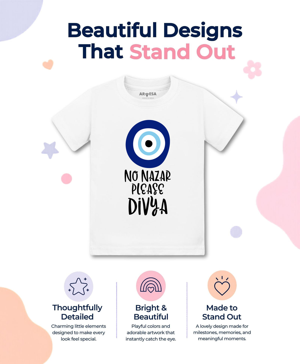 Yes | No Nazar Please Quirky - T-shirt