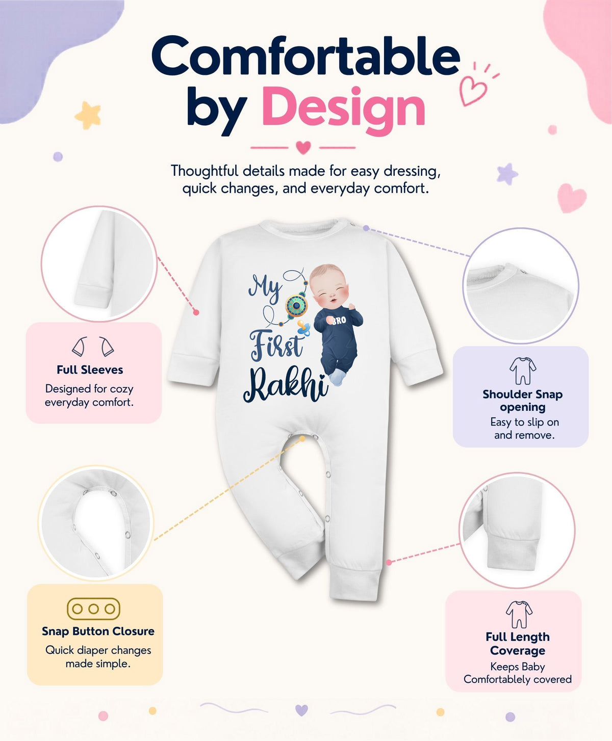 No | My First Rakhi - Jumpsuit