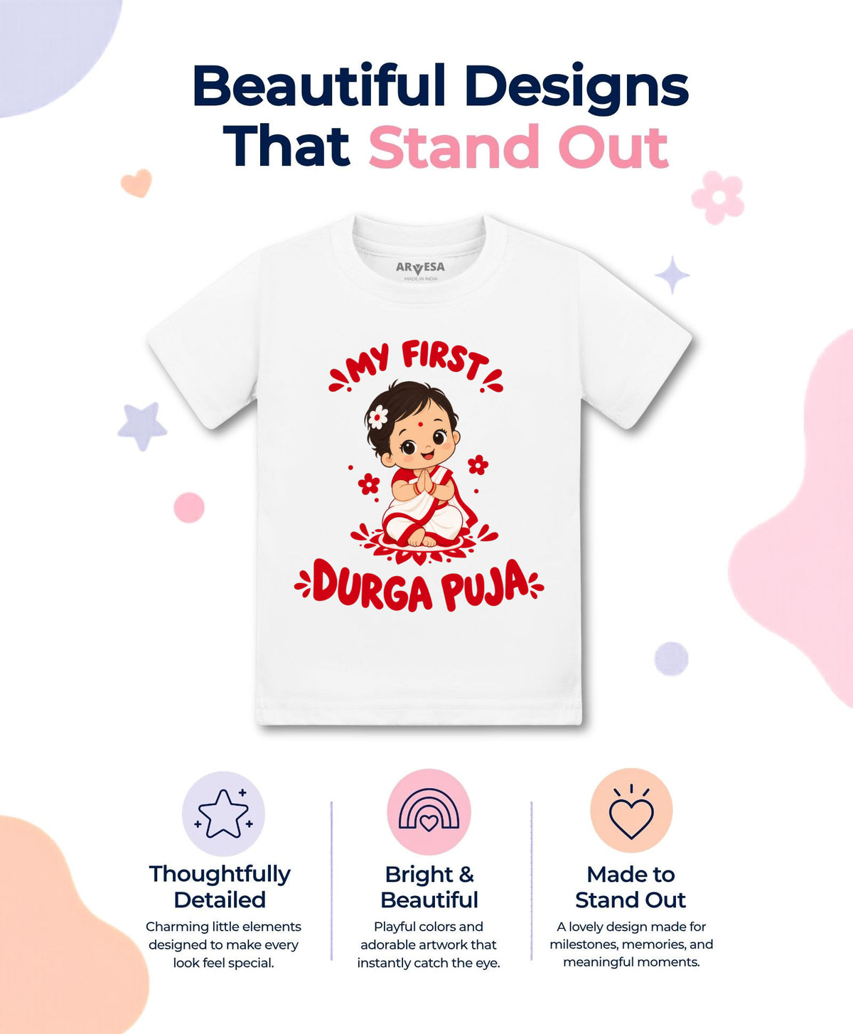 No | My First Durga Puja - T-shirt