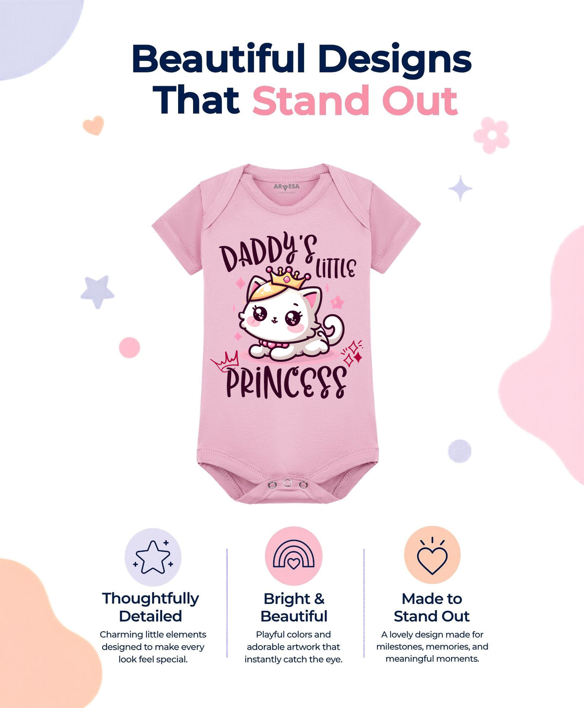 No | Daddy Little Princess - Romper