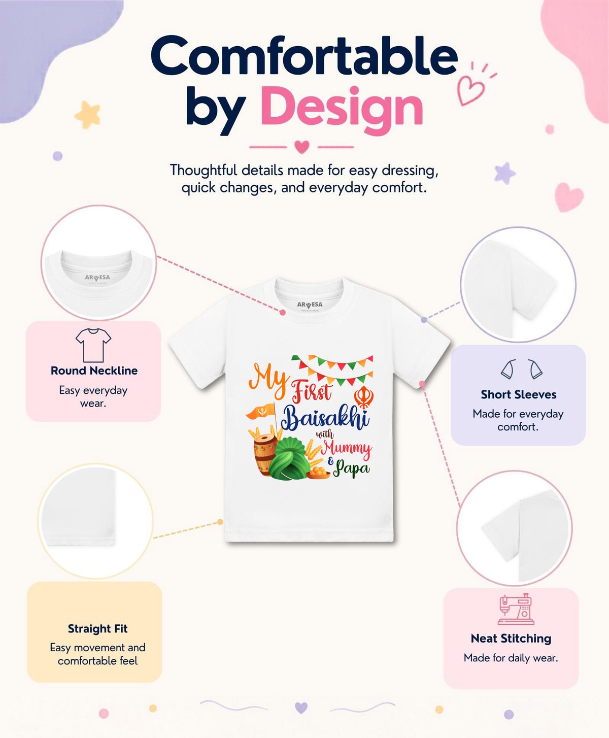 No | My First Baisakhi - T-shirt