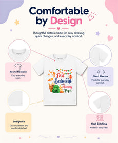 T-shirt featuring the same print