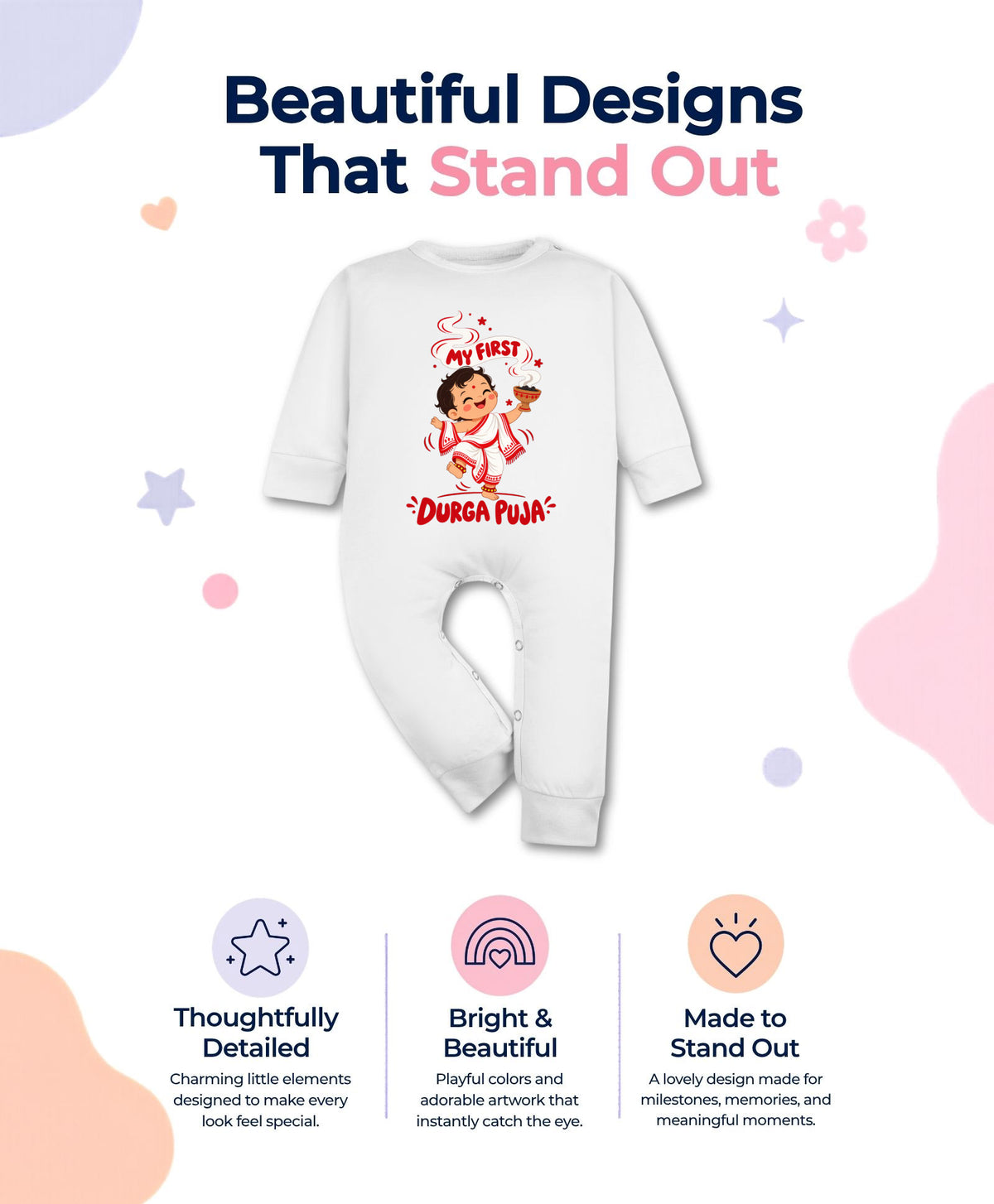 My First Durga Puja - Jumpsuit