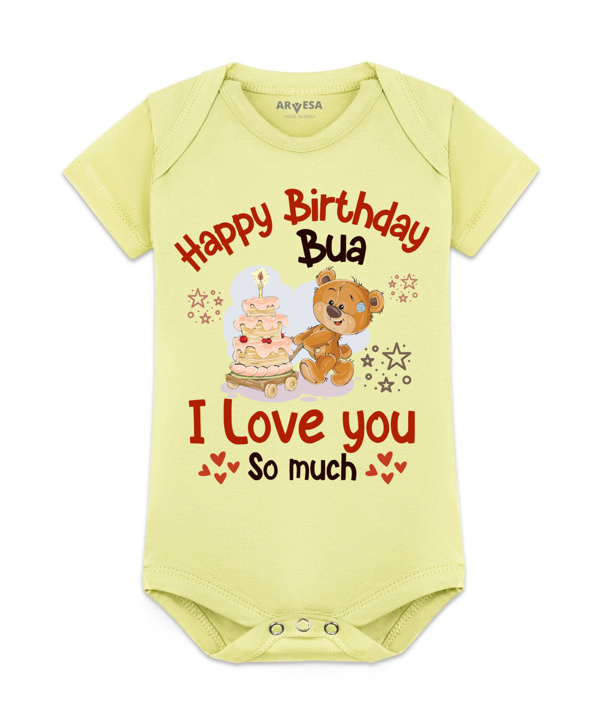 No | Happy Birthday Bua Family Birthday - Romper