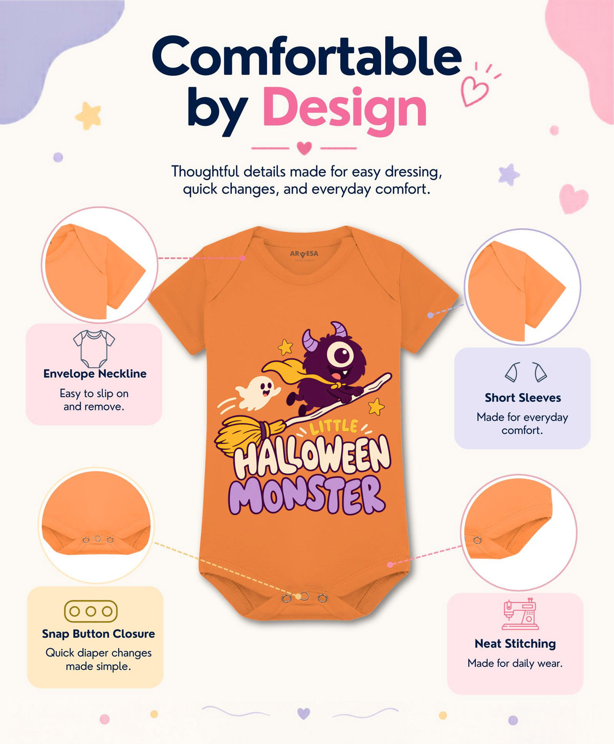 Little Halloween Monster - Romper