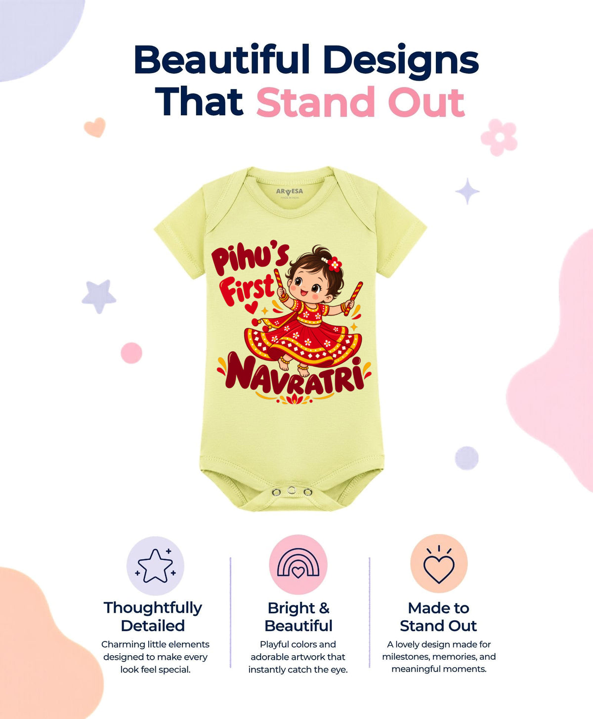 Yes | My First Navratri - Romper