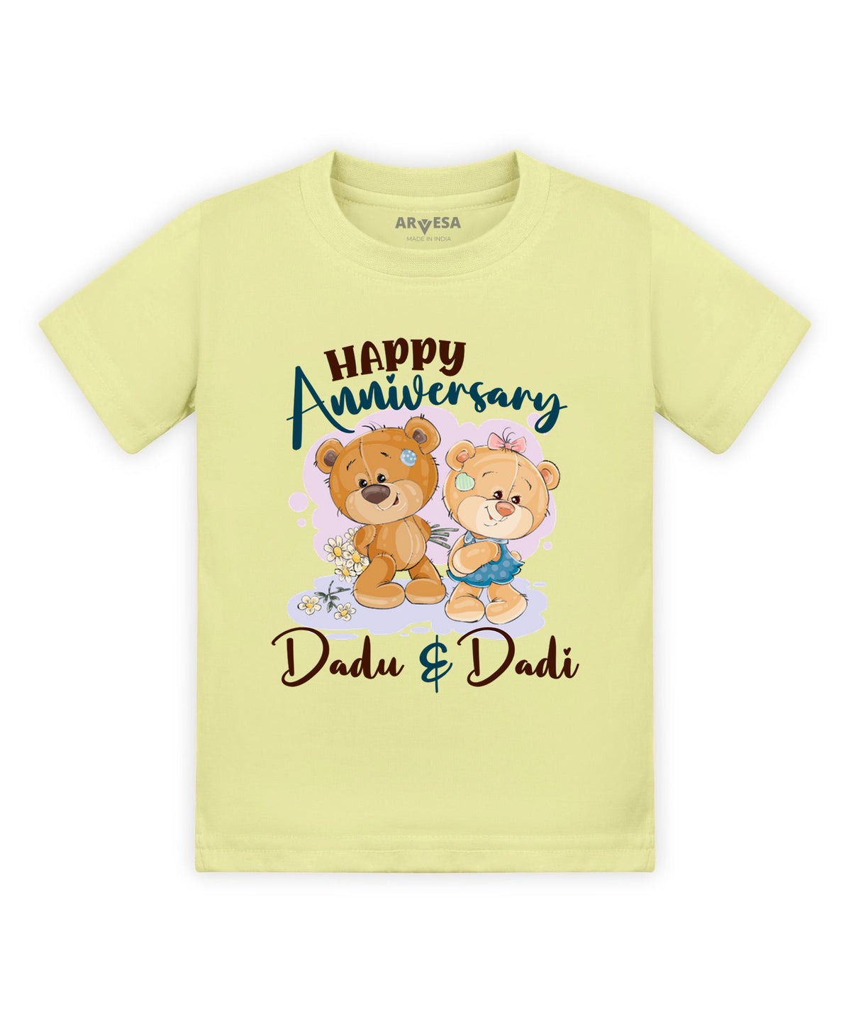 No | Happy Anniversay Dadu & Dadi Family Anniversary - T-shirt