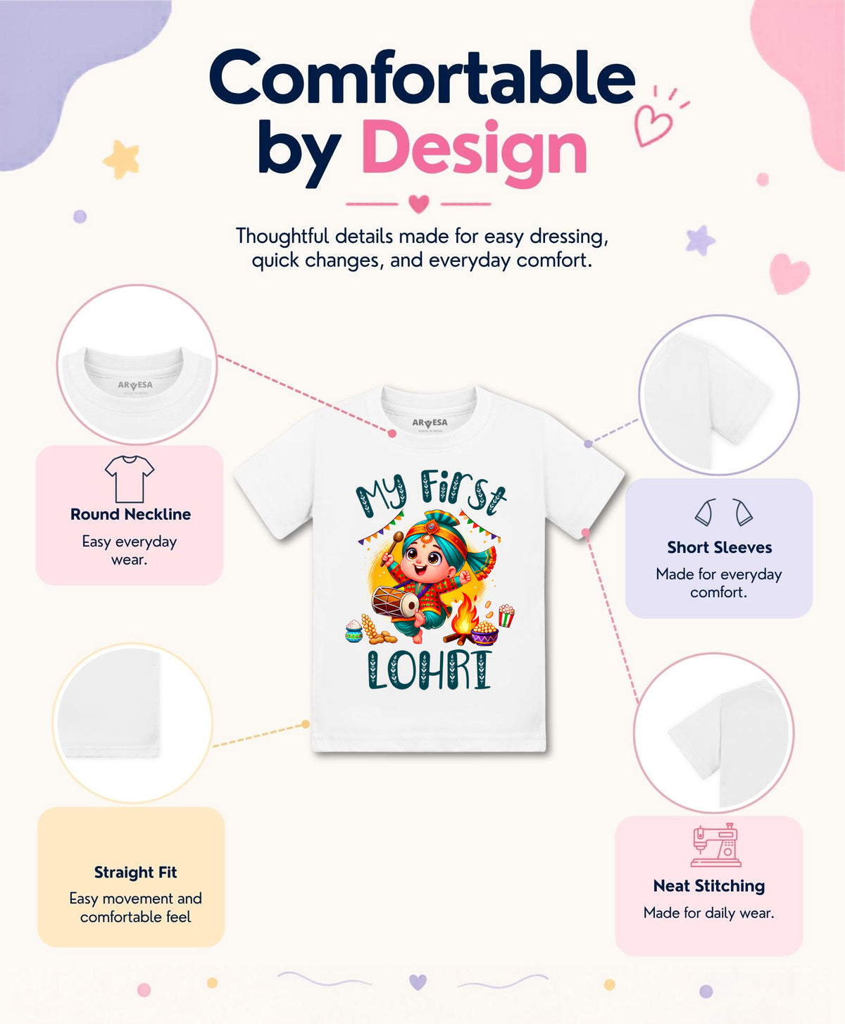 No | My First Lohri - T-shirt
