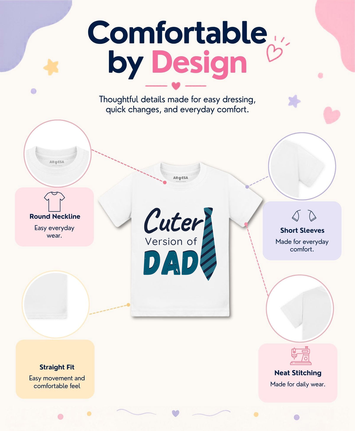No | Cutest Version Of Dad - T-shirt