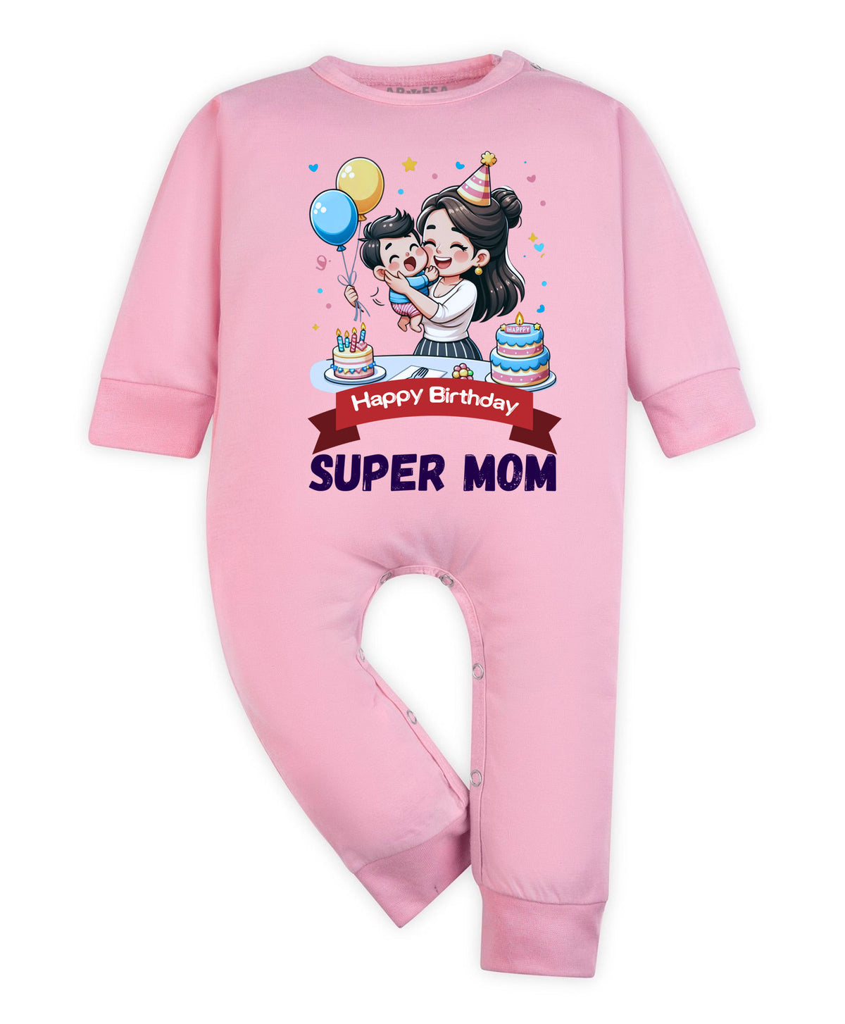 No | Happy Birthday Super Mom Mom Birthday - Jumpsuit