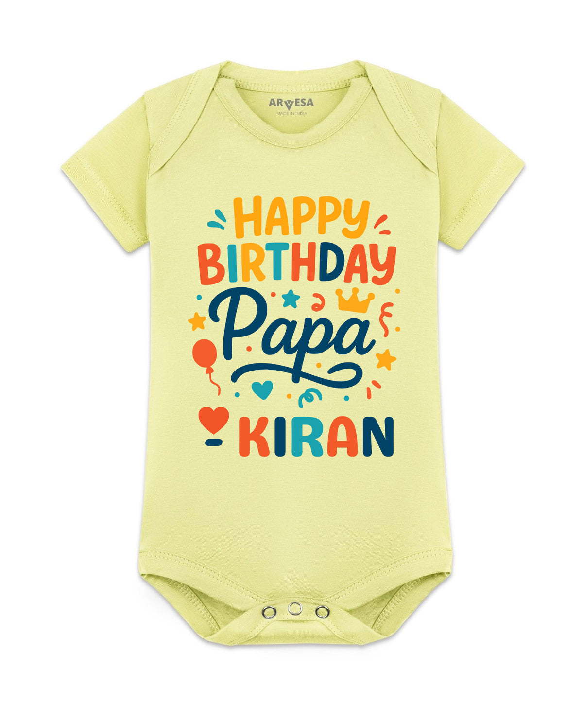 Yes | Happy Birthday Papa Dad Birthday - Romper