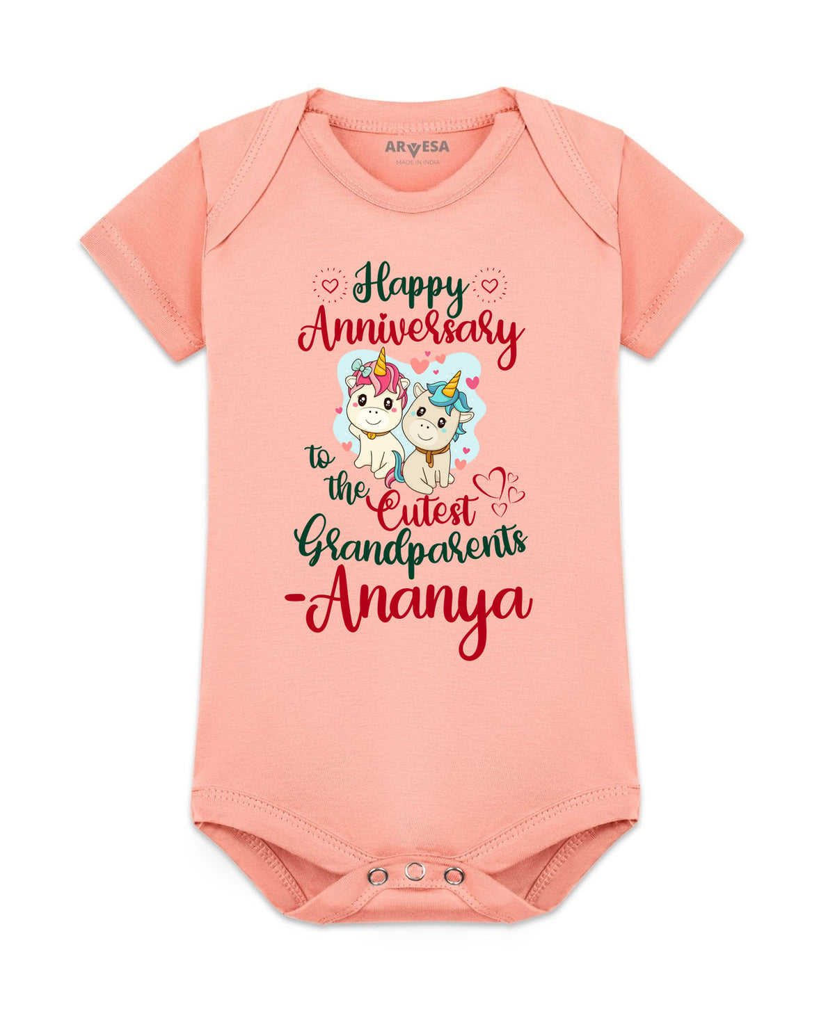 Yes | Happy Anniversay GrandParents Family Anniversary - Romper