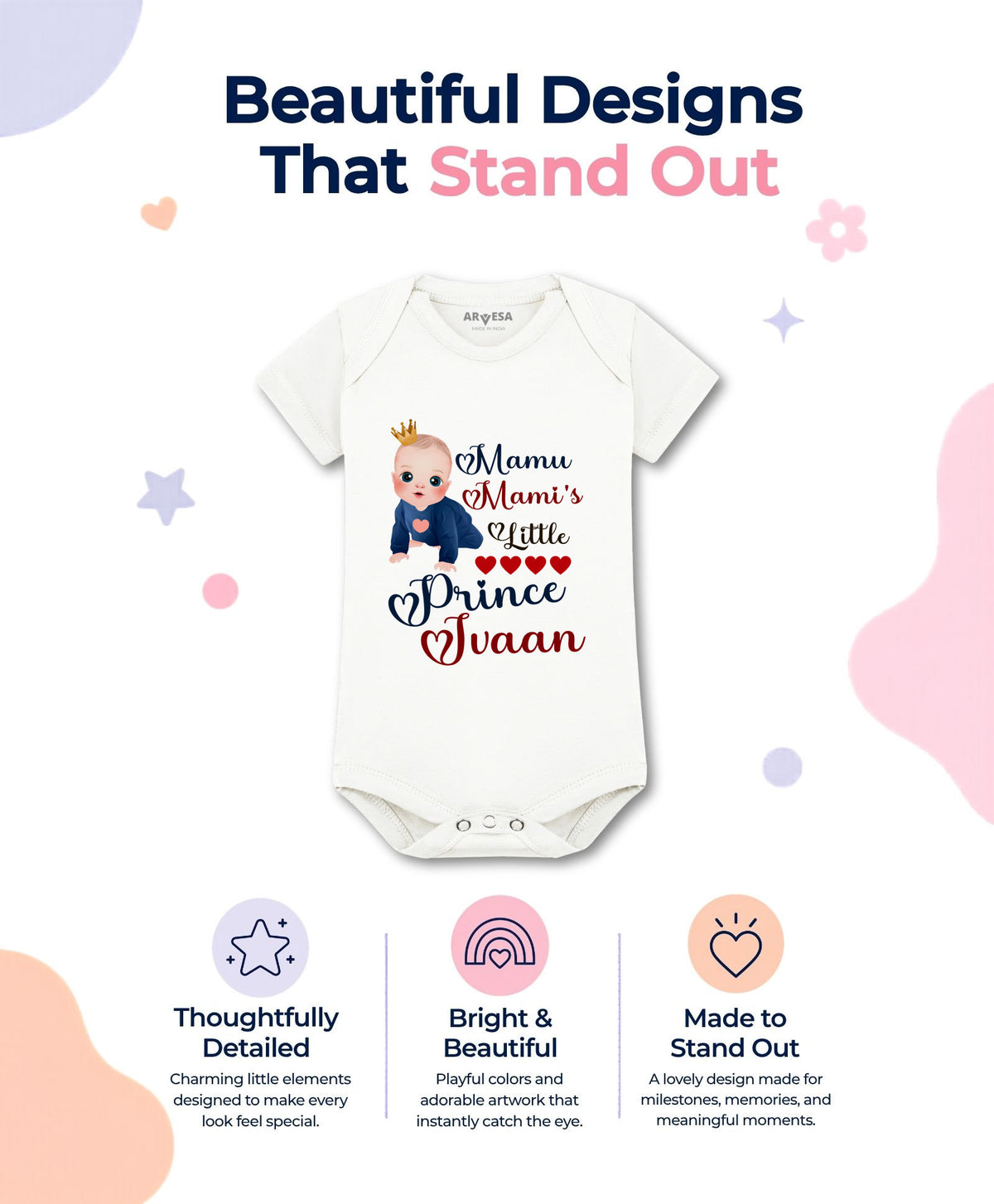 Yes | Mamu Mami'S Little Prince - Romper