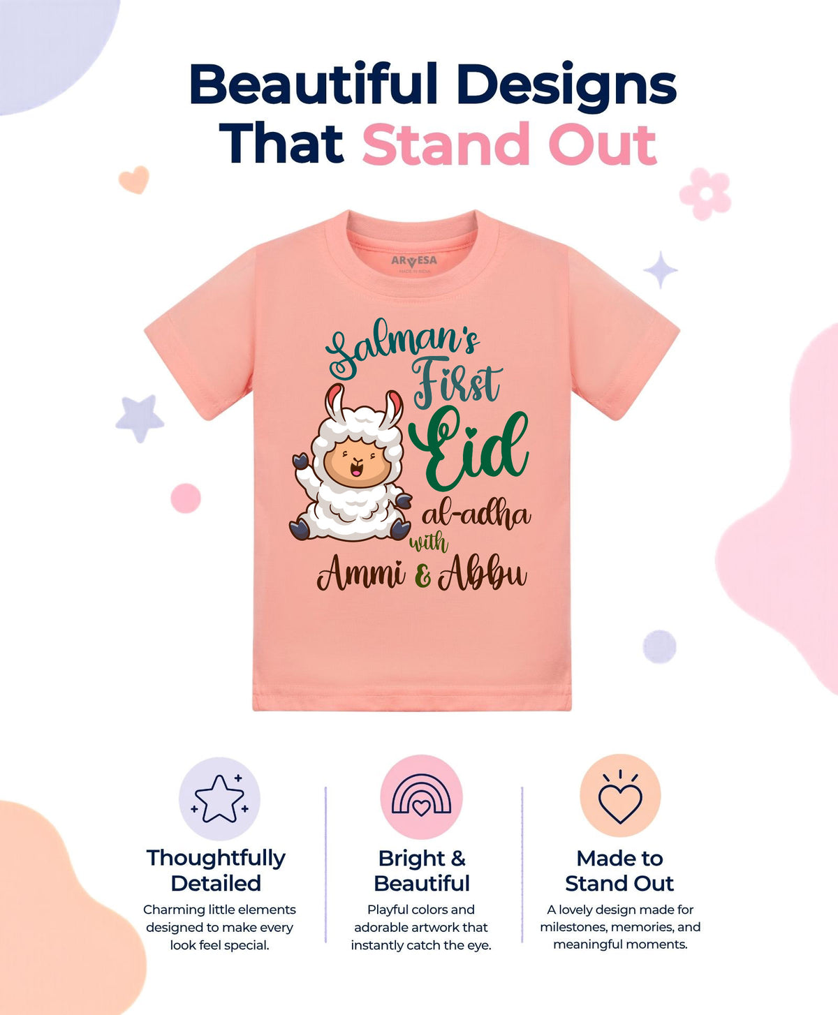 Yes | My First Bakra Eid - T-shirt