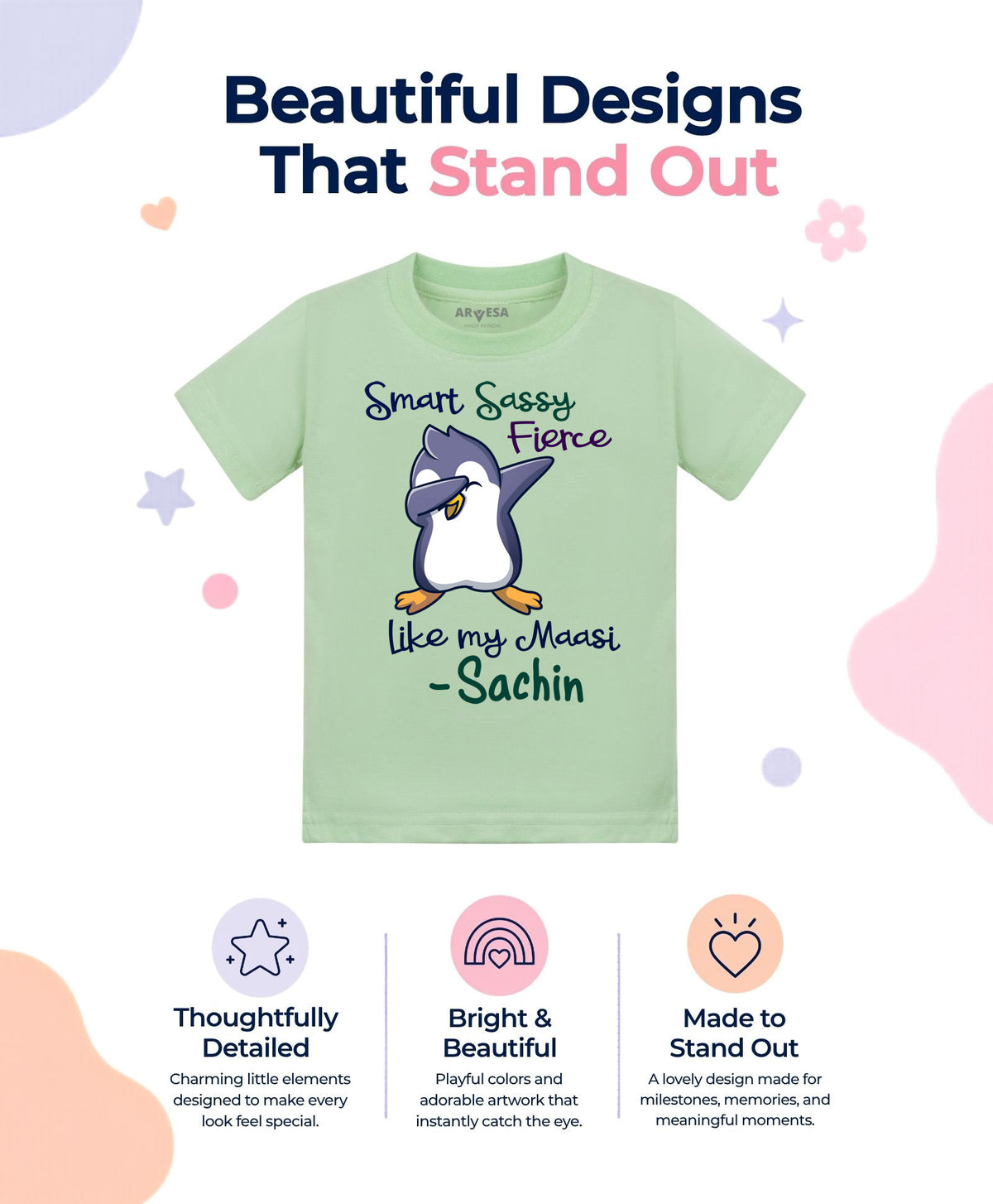 Yes | Smart Sassy Like My Maasi - T-shirt