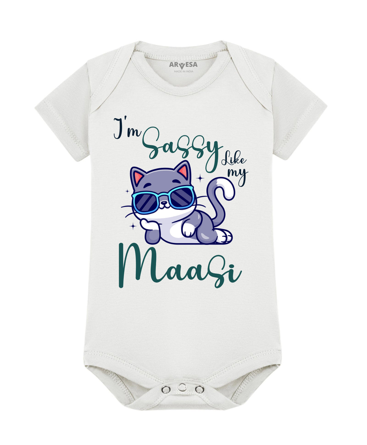 No | I Am Sassy Like My Bua Maasi - Romper