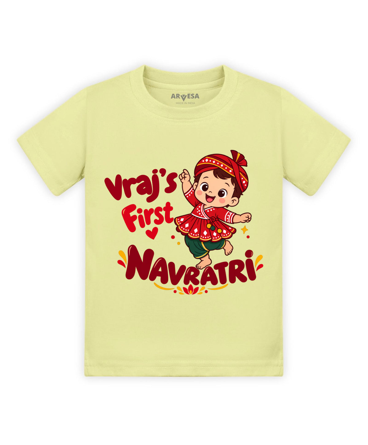 Yes | My First Navratri - T-shirt