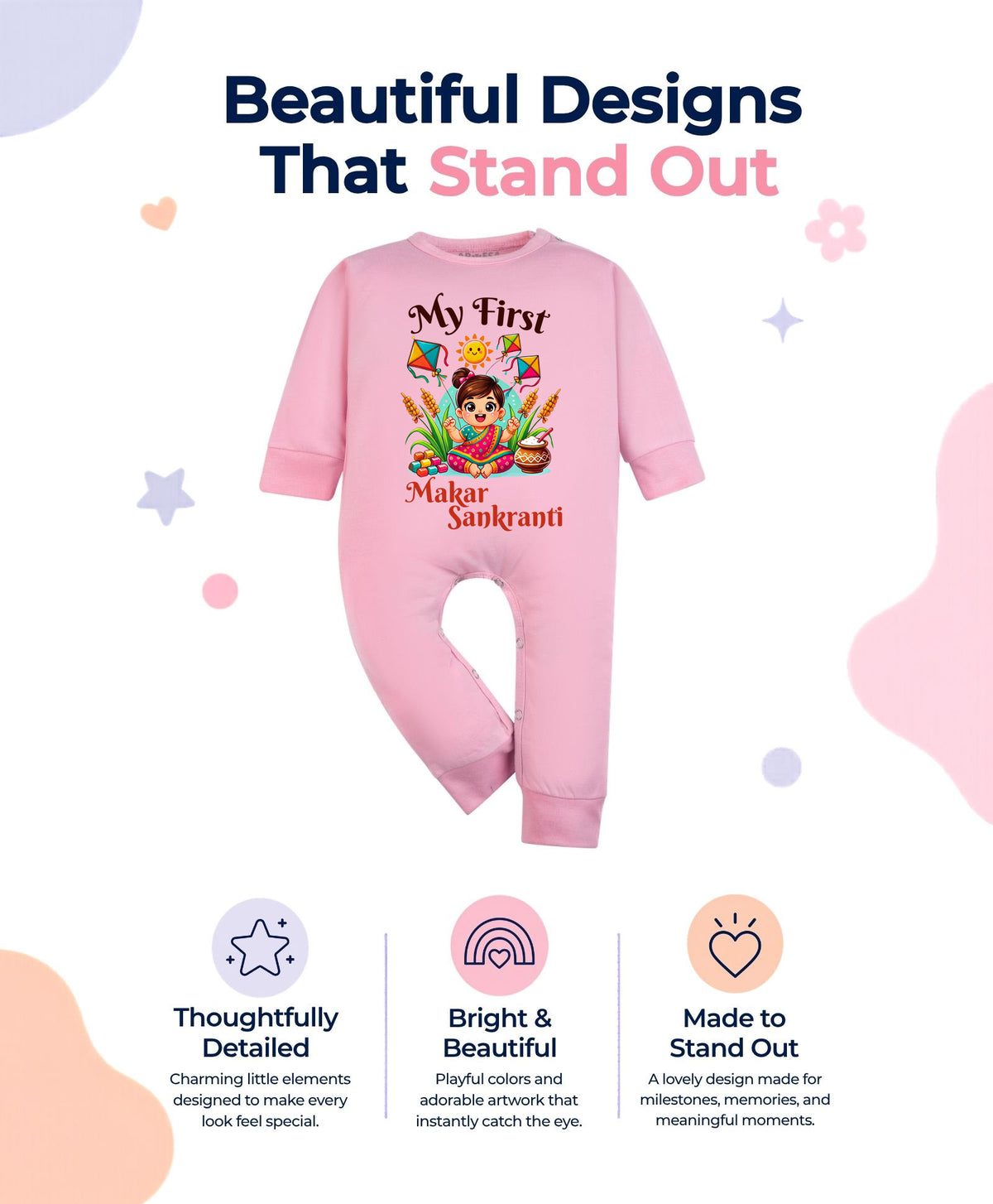 No | My First Makar sankranti - Jumpsuit
