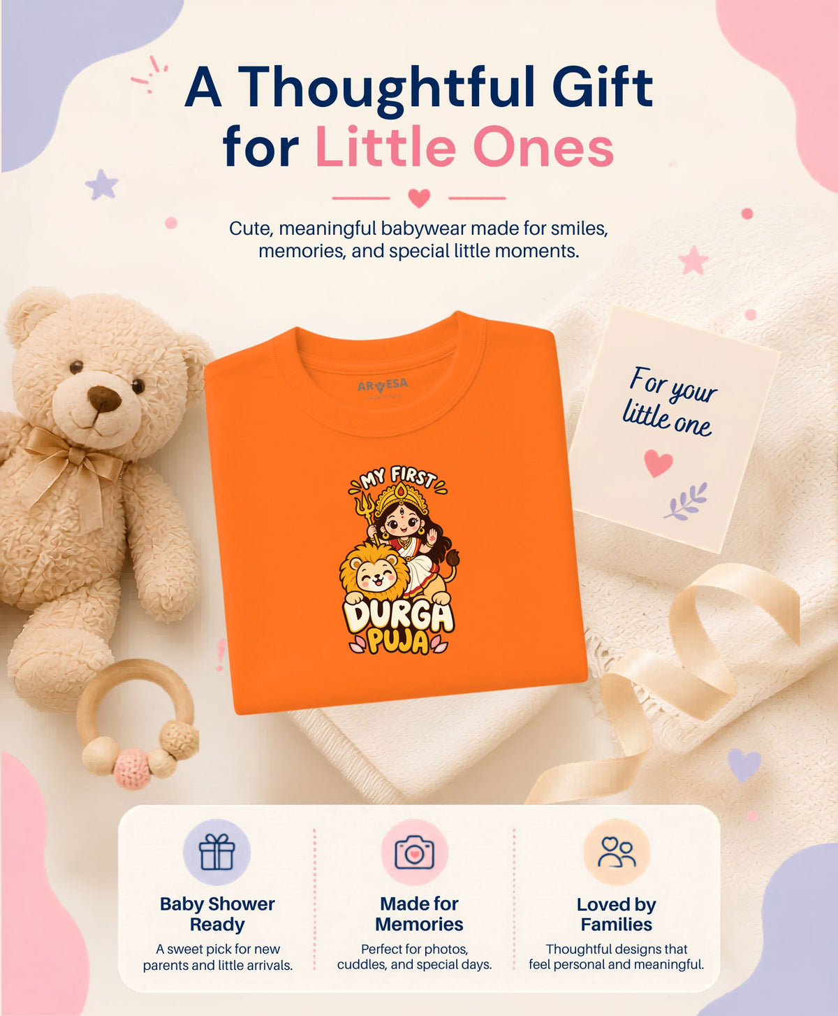 No | My First Durga Puja - T-shirt