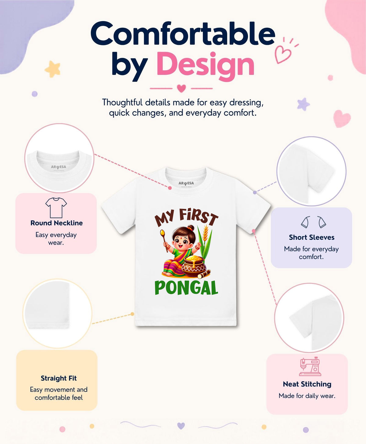 No | My First Pongal - T-shirt