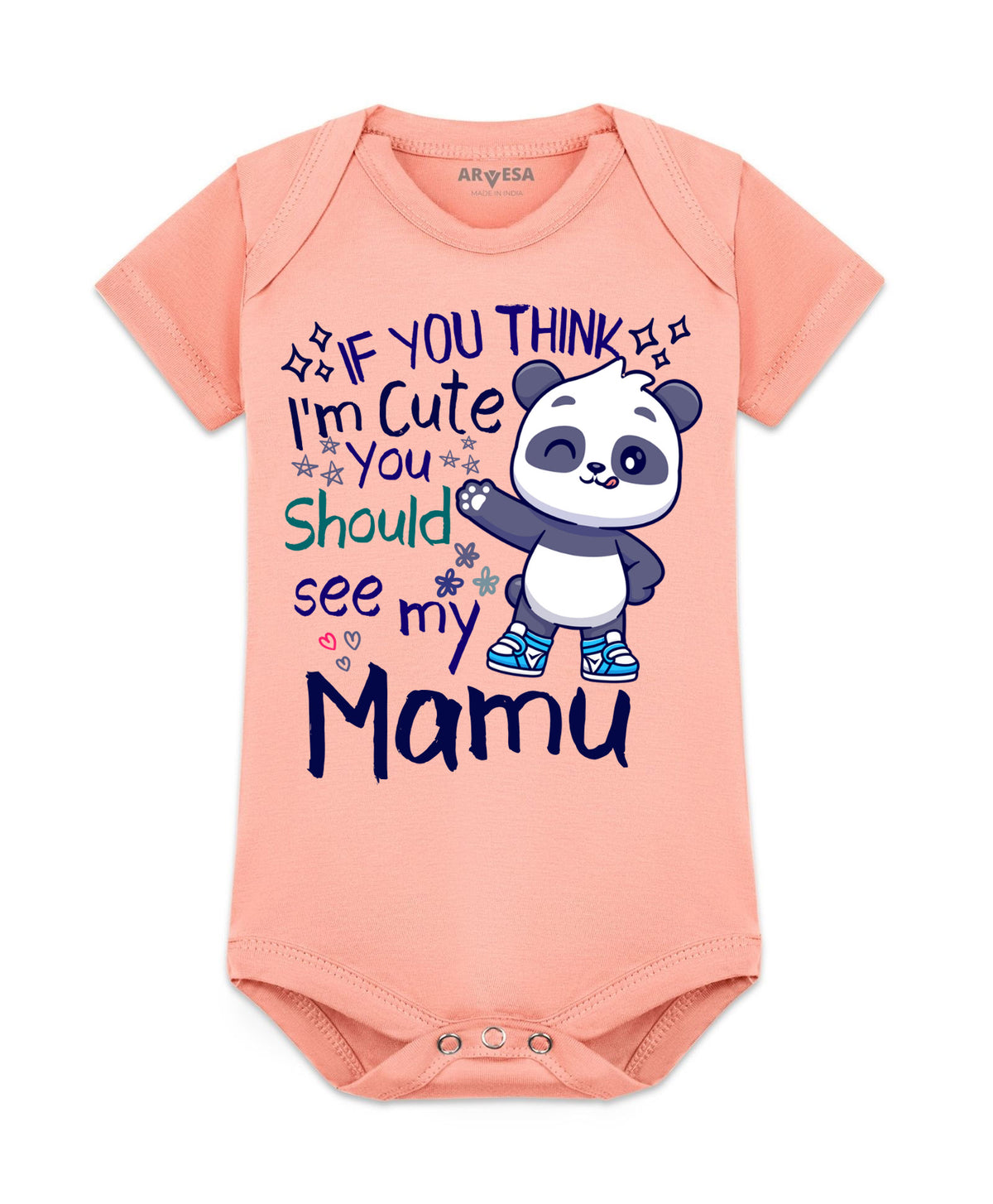 No | I Am Cute You Should See My Mamu - Romper