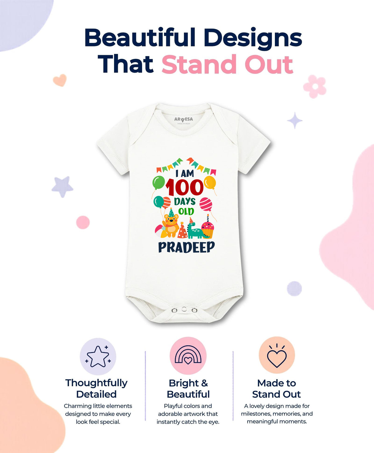 Yes | 100 Days Birthday - Romper
