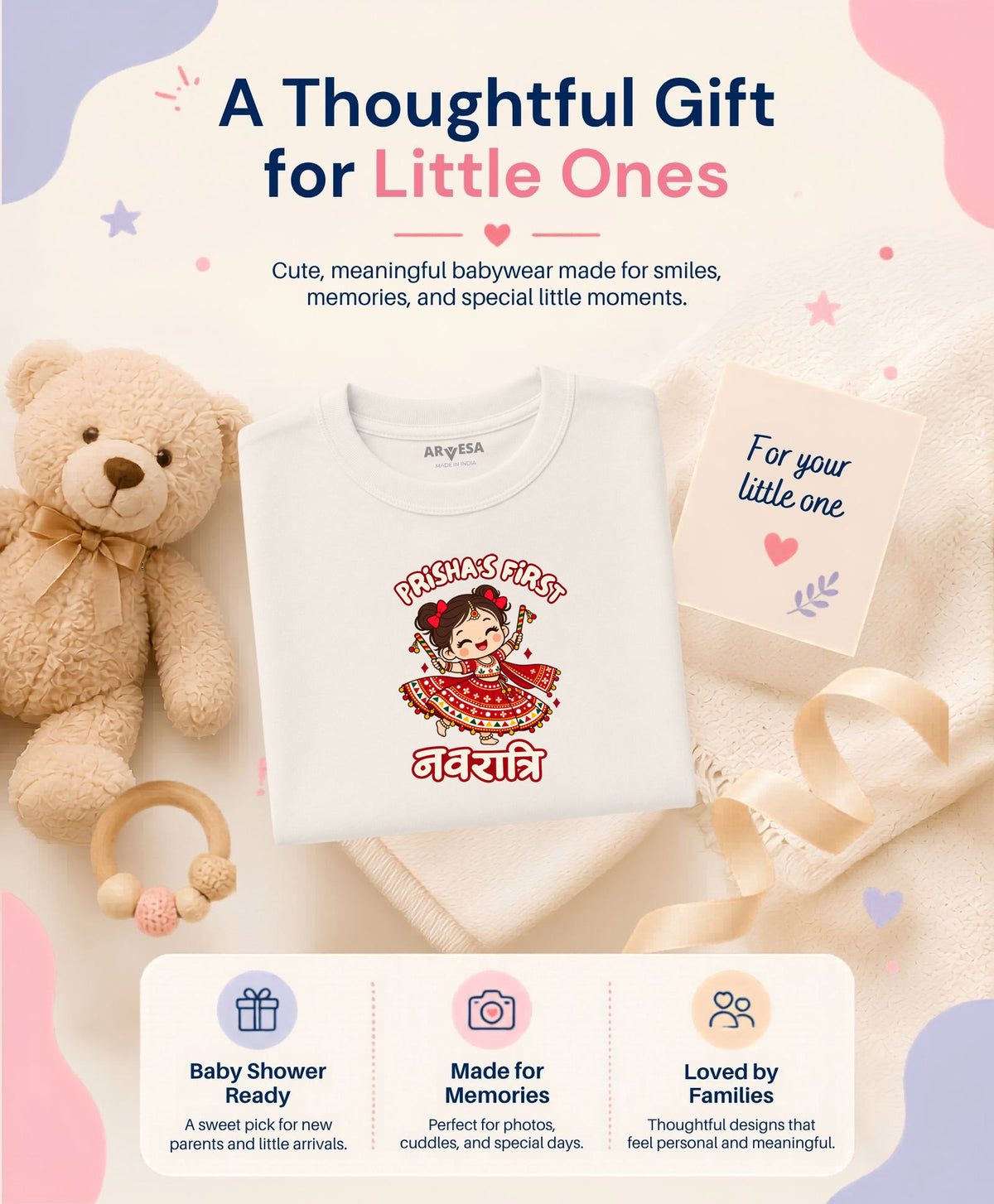 Yes | My First Navratri - T-shirt