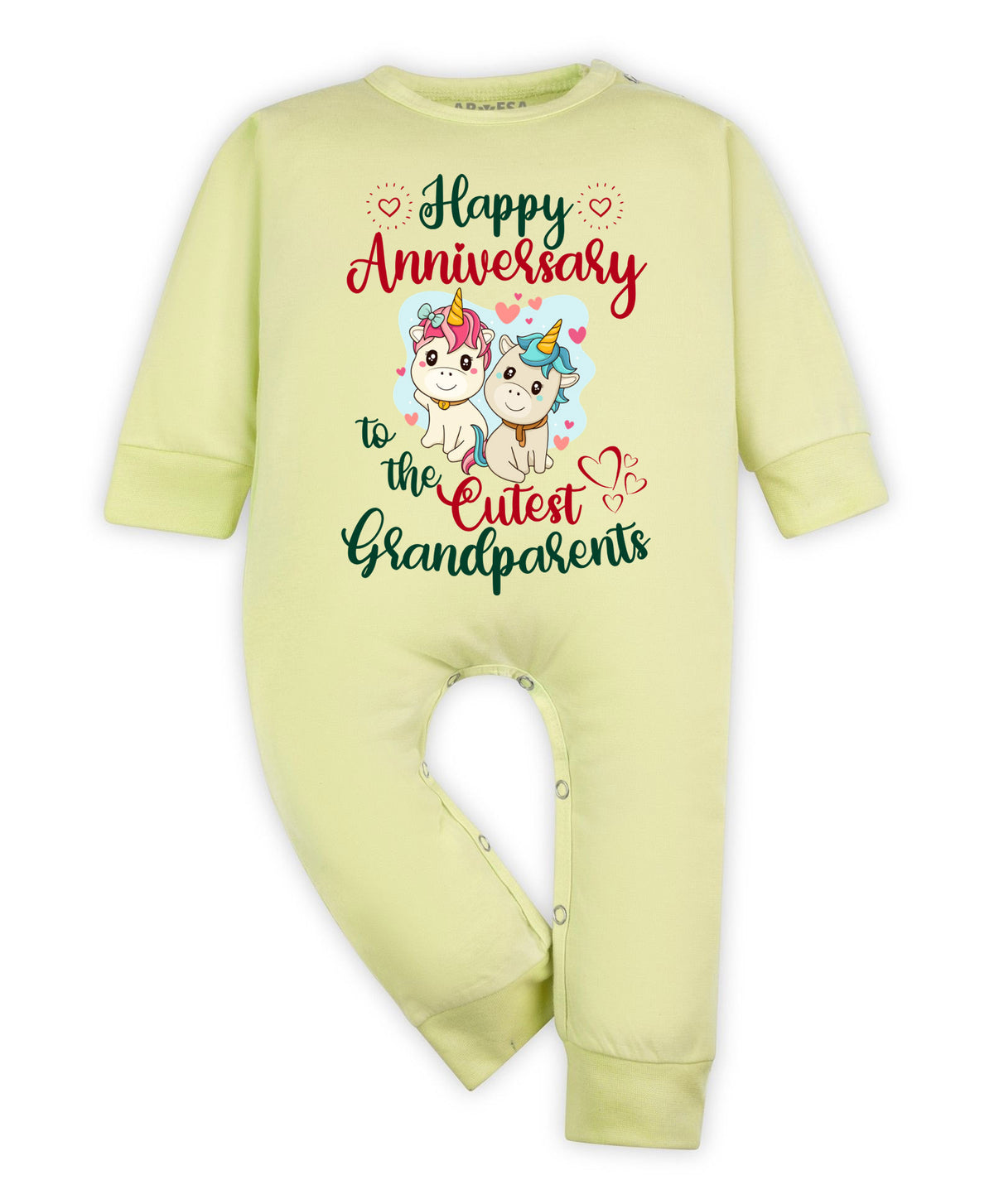 No | Happy Anniversay GrandParents Family Anniversary - Jumpsuit