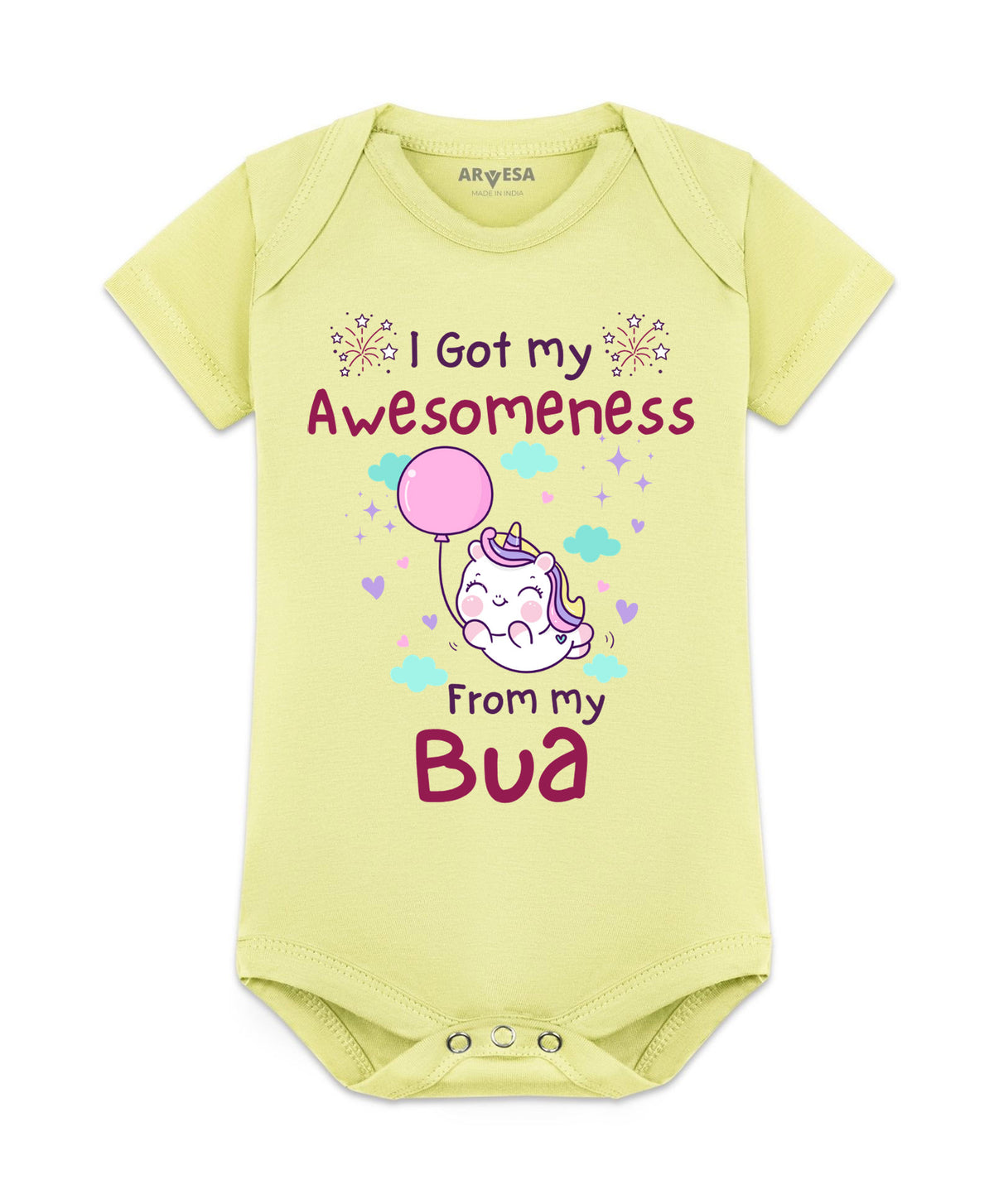 No | I Got Awesomeness From Bua - Romper