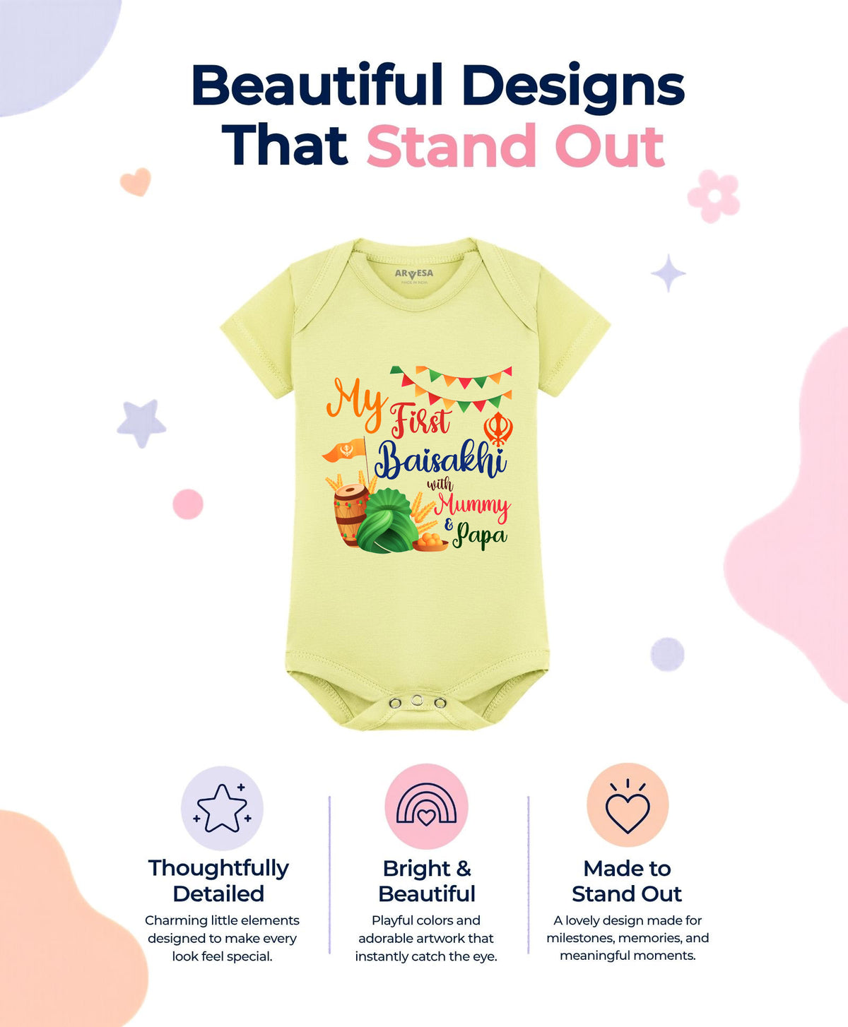 No | My First Baisakhi - Romper