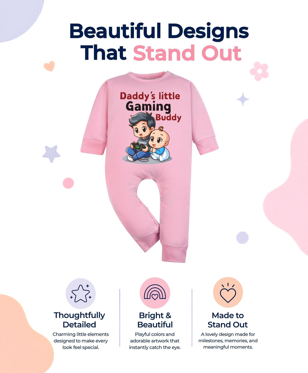 No | Daddy Little Gaming Buddy - Jumpsuit