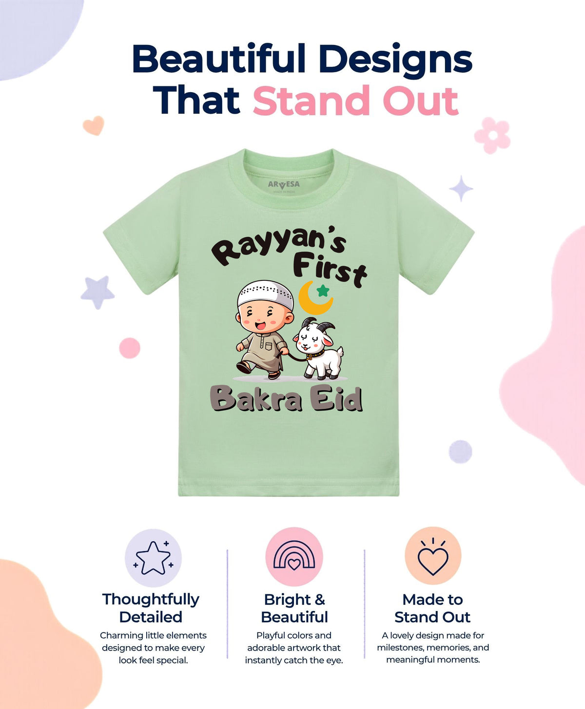 Yes | My First Eid - T-shirt