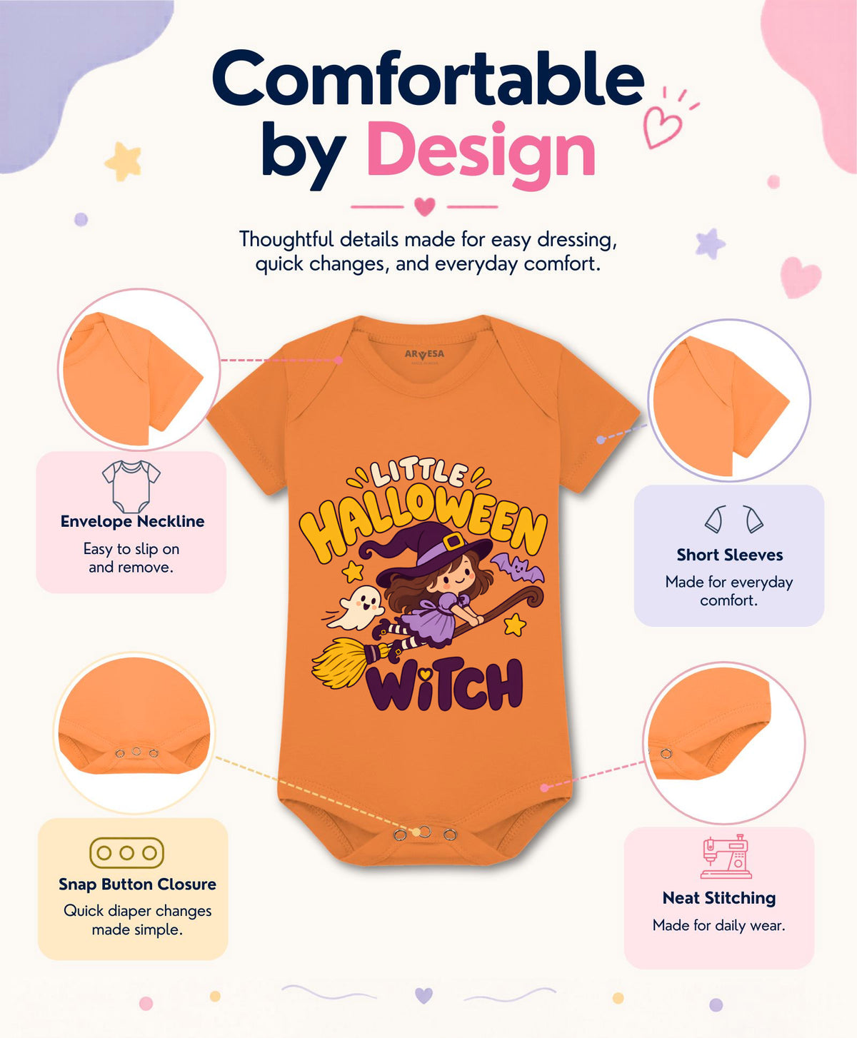 Little Halloween Witch - Romper
