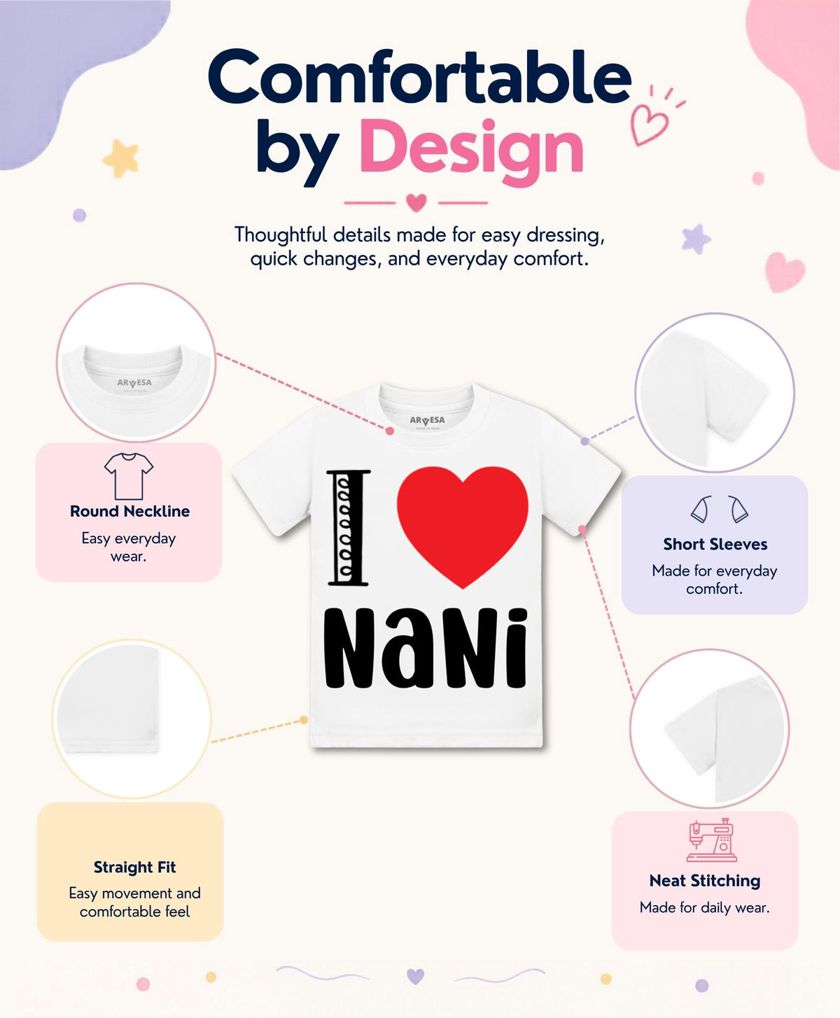 No | I Love Nani Nana Nani - T-shirt