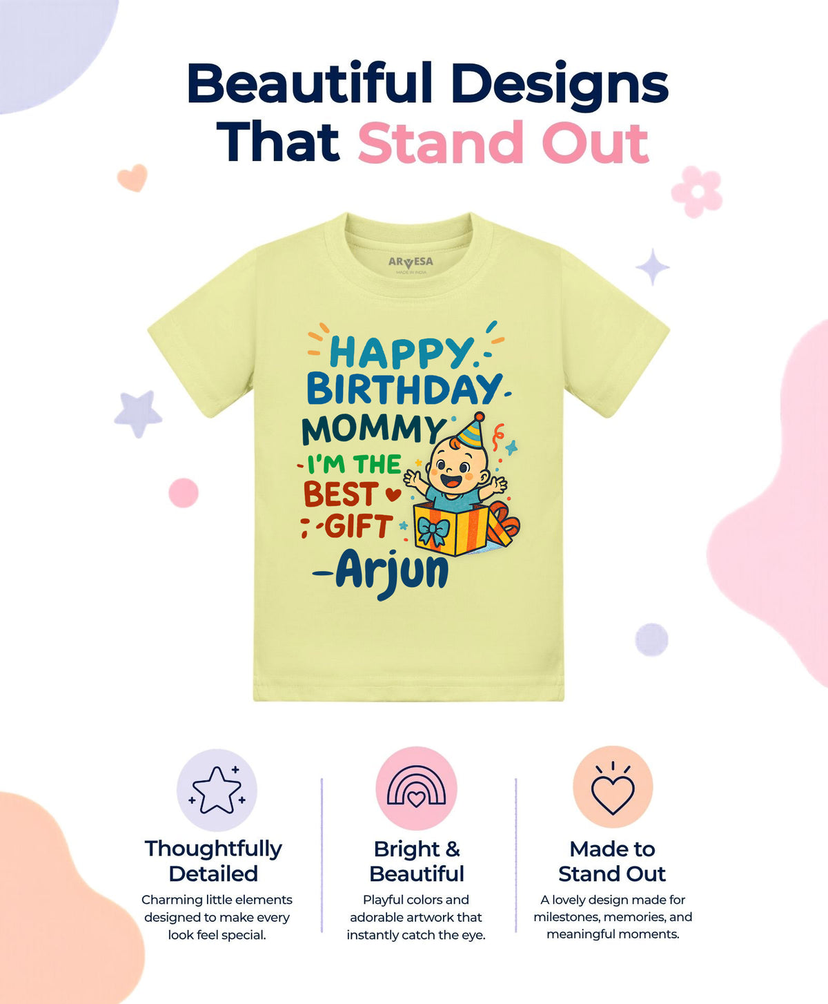 Yes | Happy Birthday Mommy I'm The Best Gift Mom Birthday - T-shirt