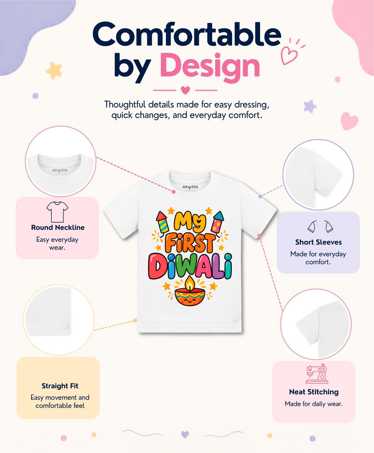 No | My First Diwali - T-shirt