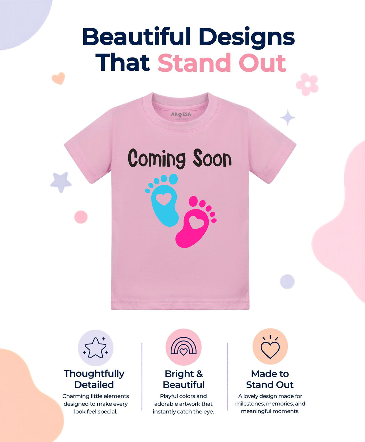 Coming Soon Pregnancy Announcement - T-shirt