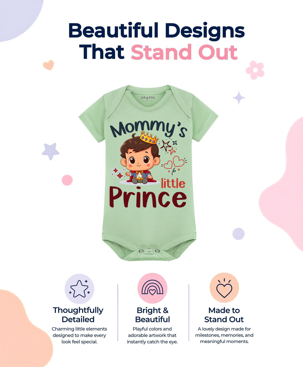No | Mommy Little Prince - Romper