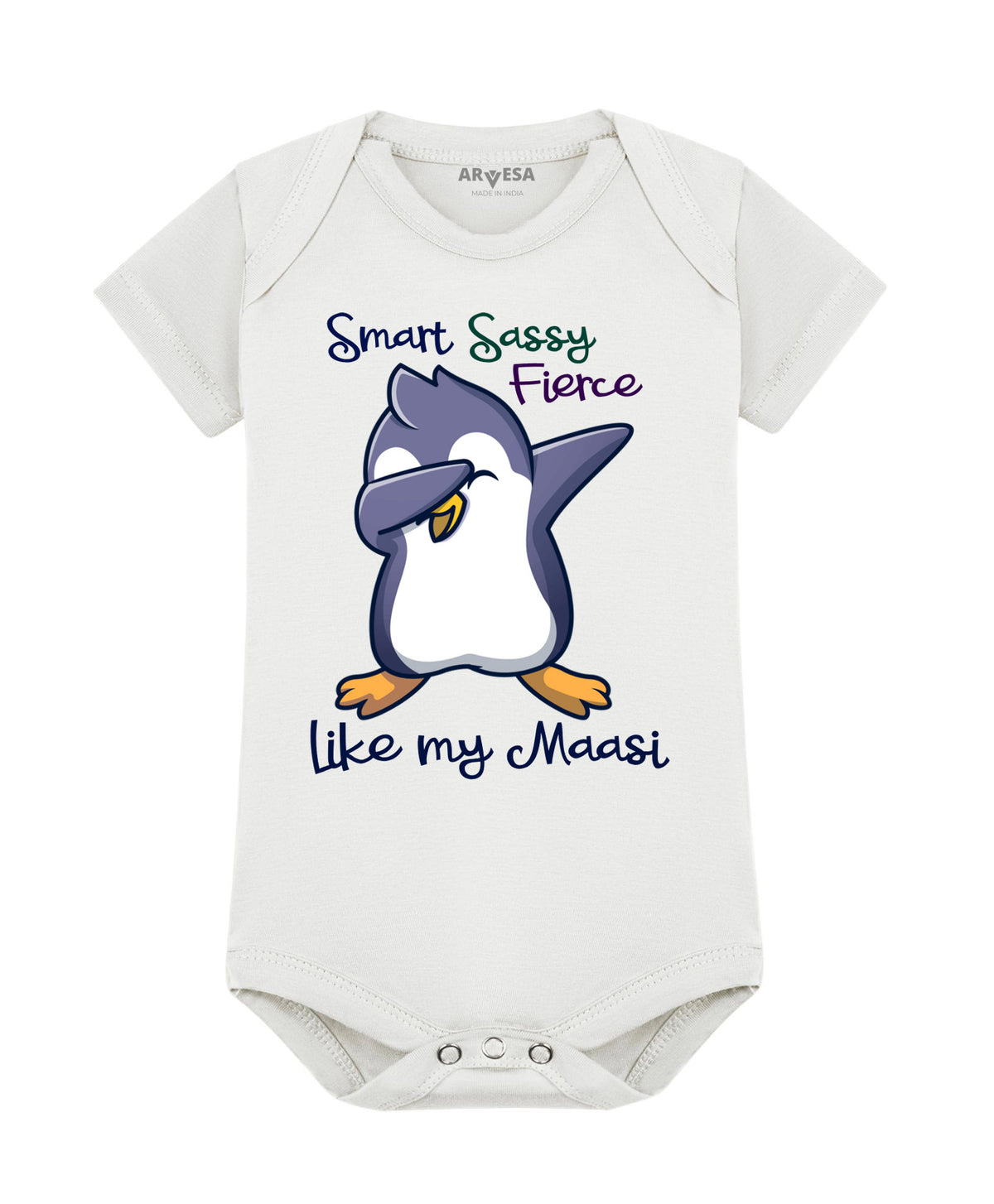 No | Smart Sassy Like My Maasi - Romper