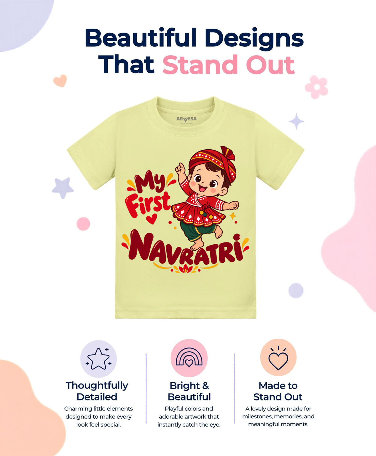 No | My First Navratri - T-shirt