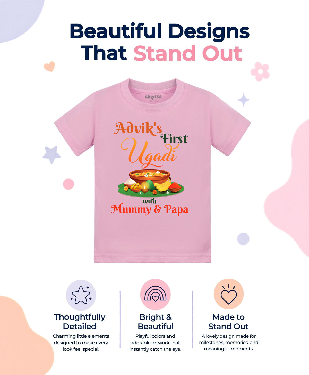 Yes | My First Ugadi - T-shirt