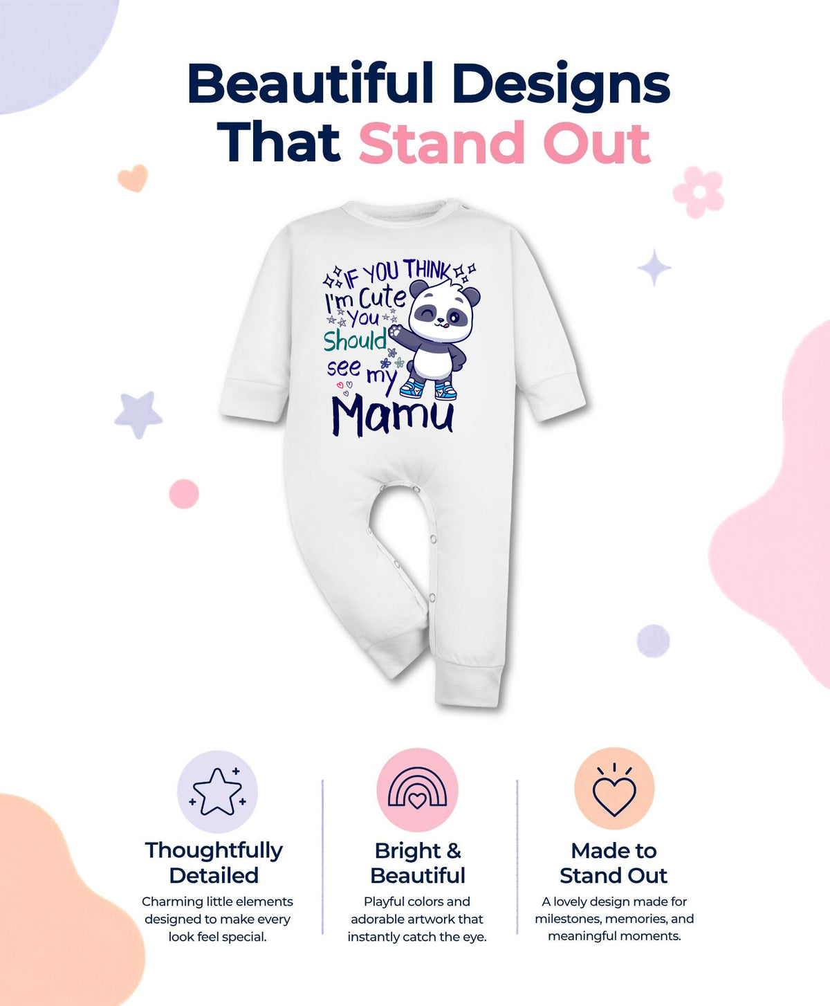 No | I Am Cute You Should See My Mamu - Jumpsuit